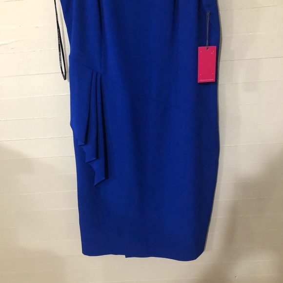 NWT Vince Camuto Side Ruffle Sheath Dress SZ 16 - Picture 4 of 9